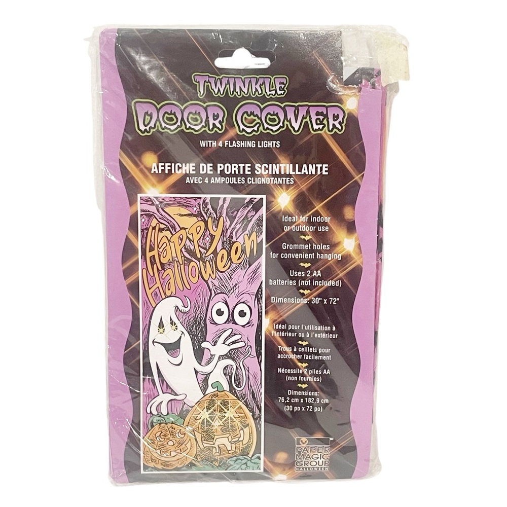 Vintage‎ Halloween Twinkle Door Cover The Paper Magic Group 2000 NEW